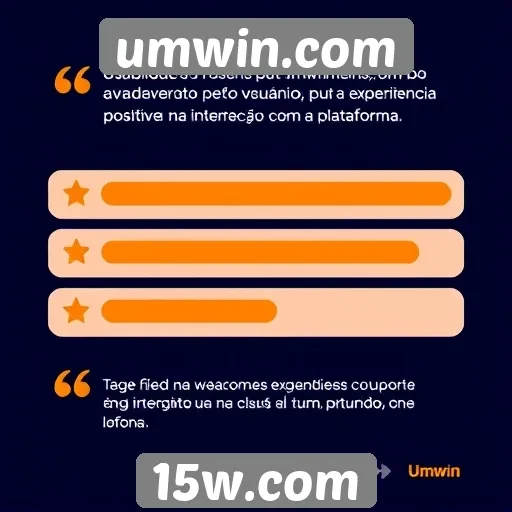 experiência de usuário no umwin.com é bem avaliada